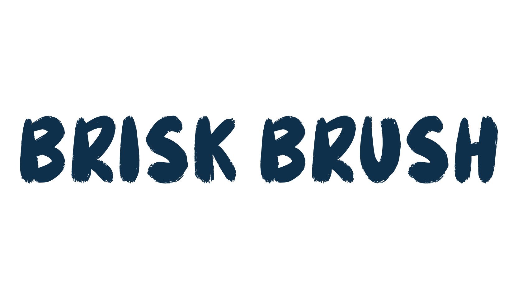 Brisk Brush, script brush fancy decorative calligraphy font preview