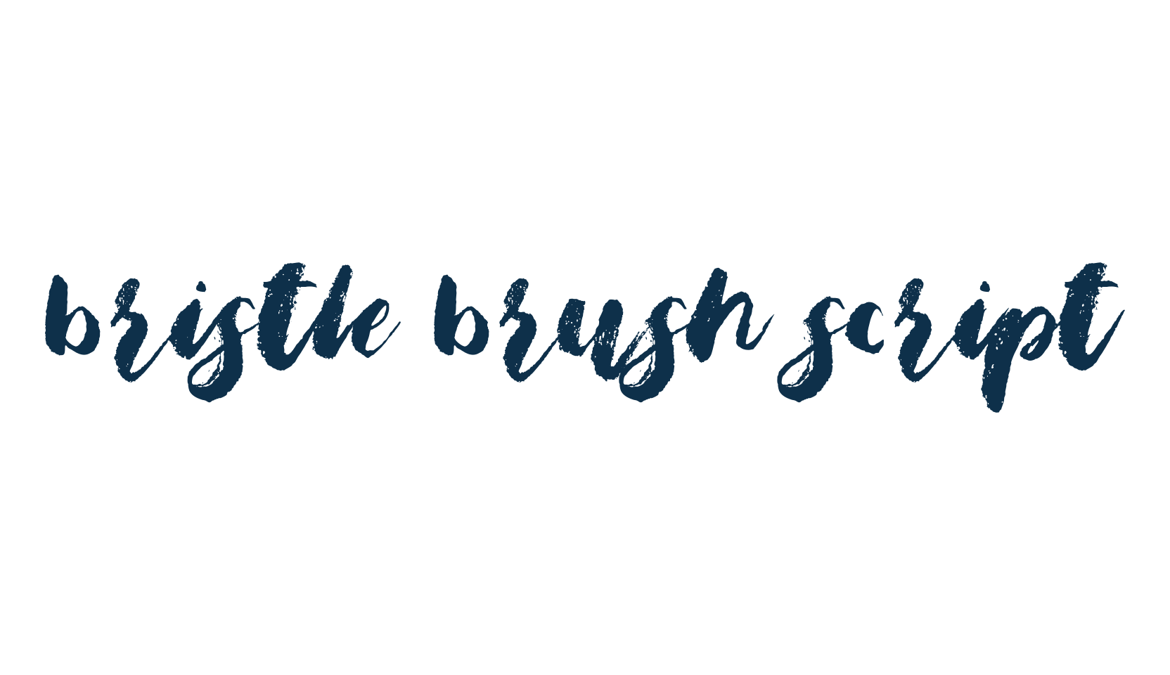 Bristle Brush Script, script brush fancy decorative calligraphy font preview