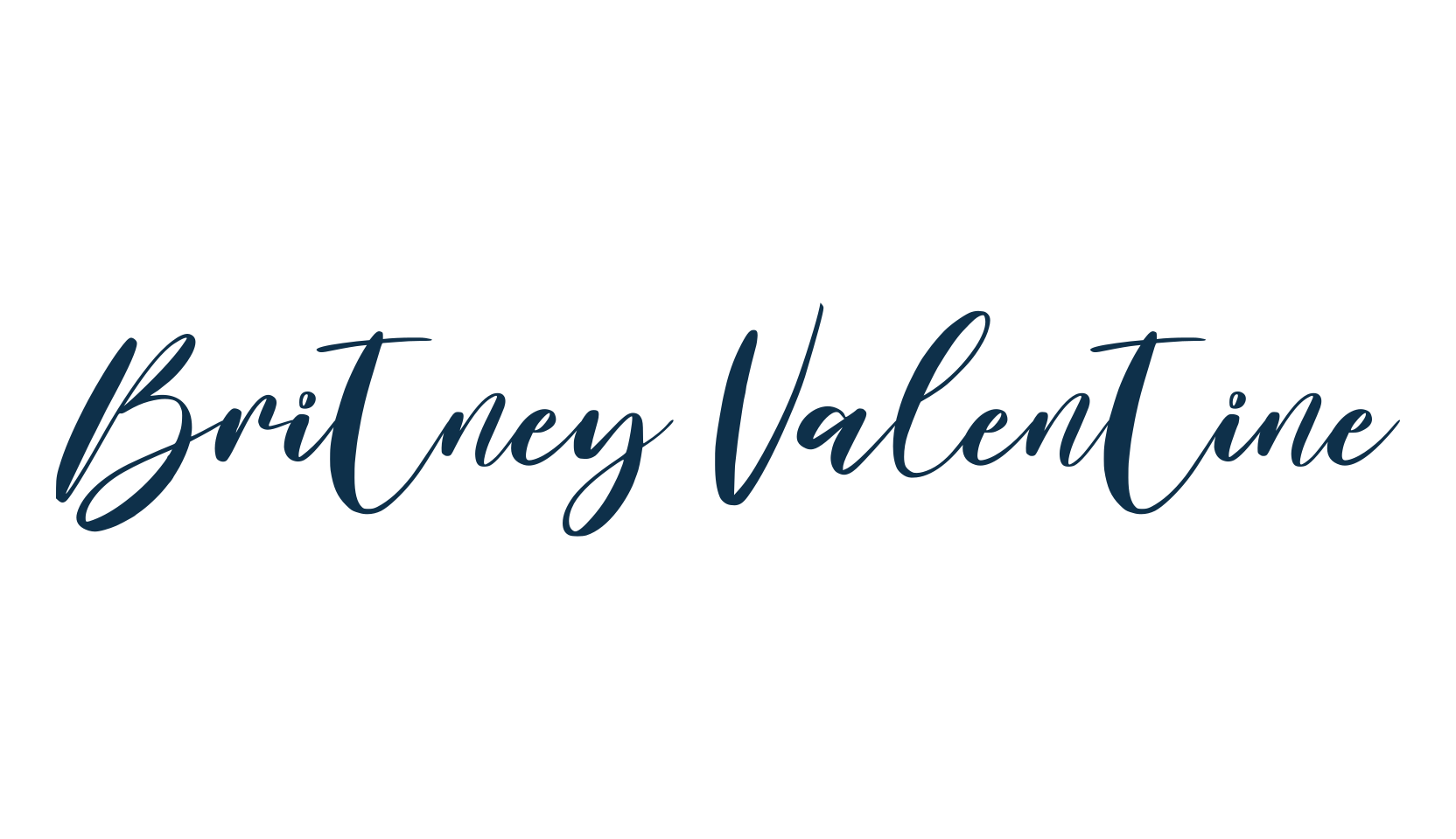 Britney Valentine, script calligraphy fancy decorative font preview