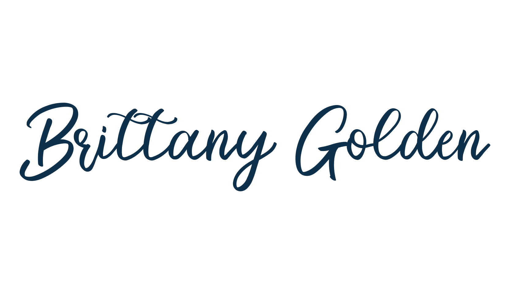 Brittany Golden, script handwritten fancy decorative calligraphy font preview