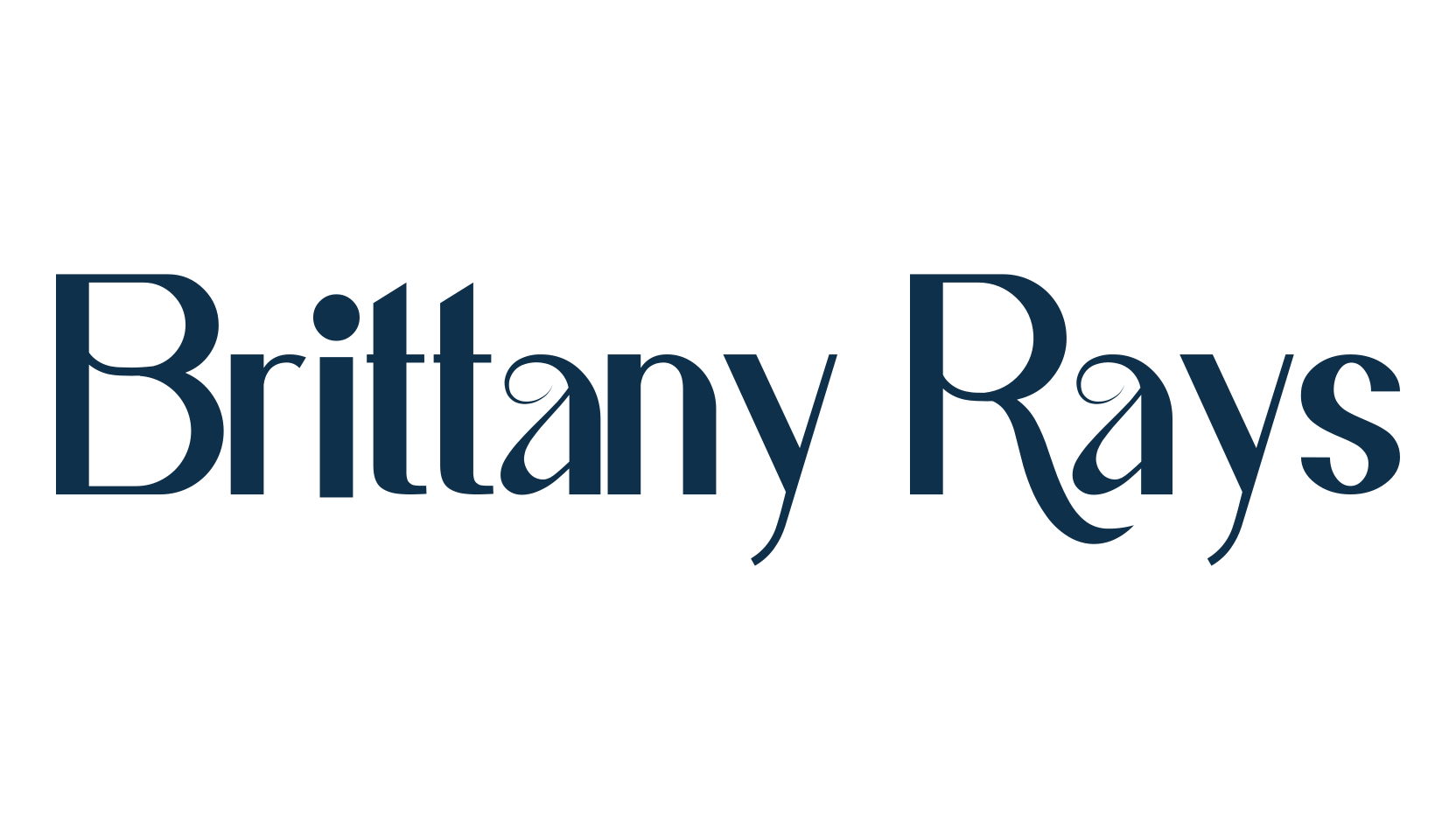 Brittany Rays, sans serif font preview