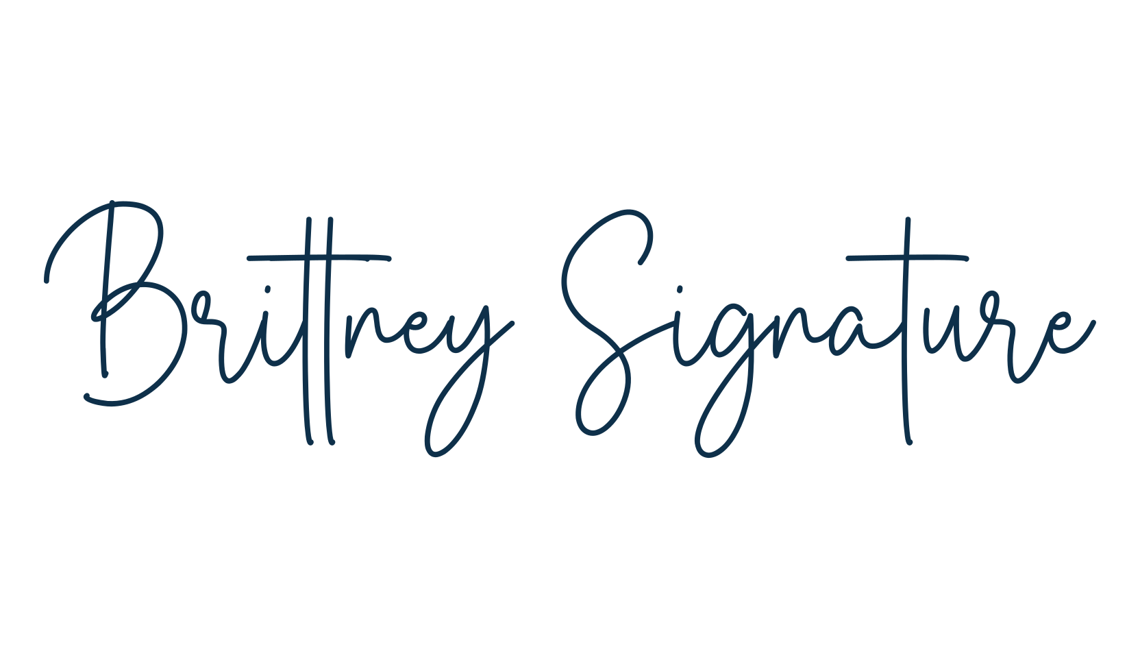 Brittney Signature (brittney-signature-2), script handwritten fancy decorative calligraphy font preview