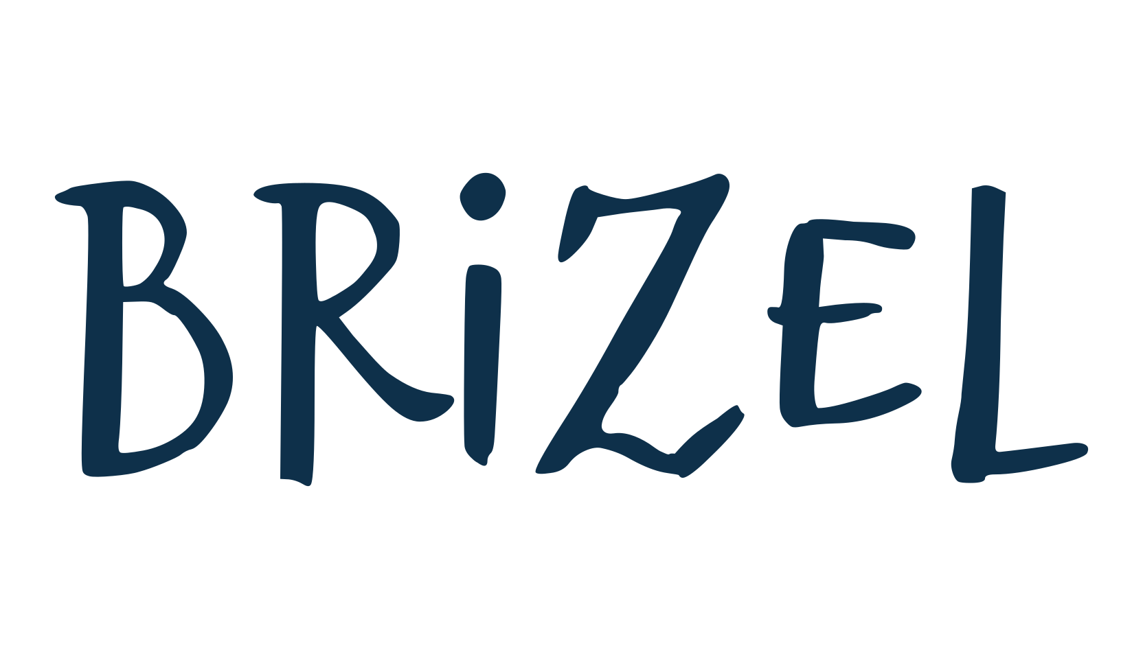 Brizel, fancy various decorative font preview
