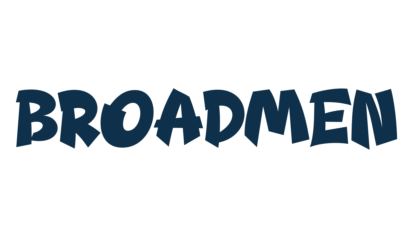 Broadmen, script graffiti fancy decorative calligraphy font preview