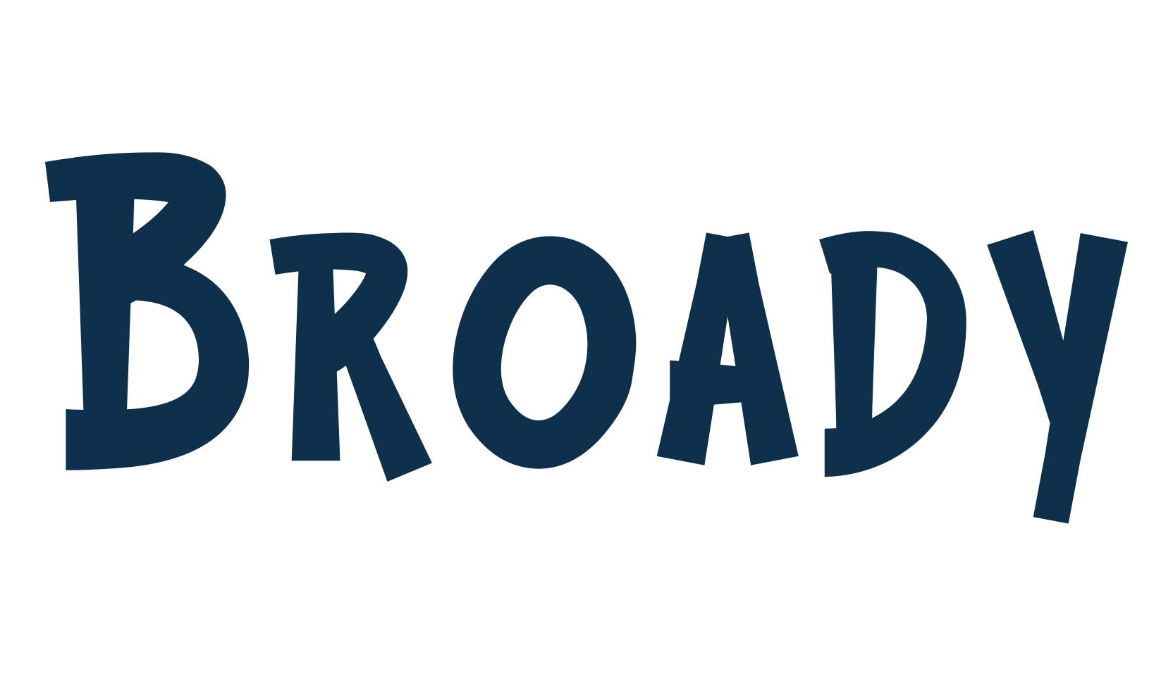 Broady, display market font preview