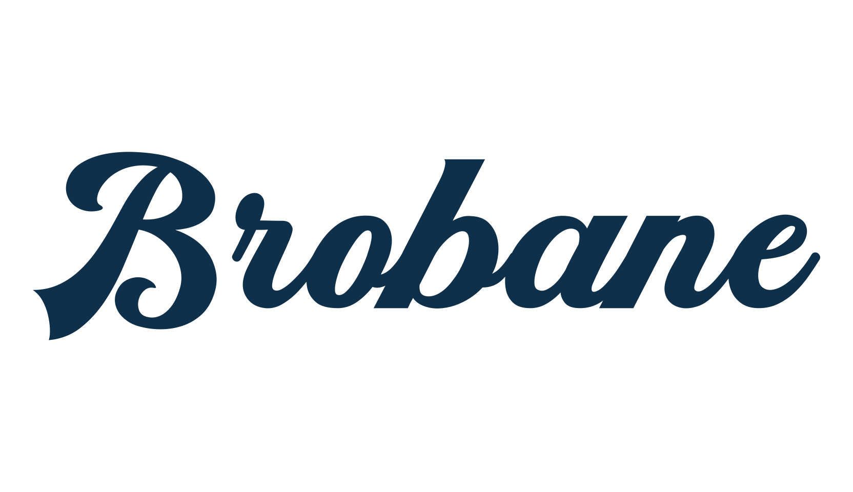 Brobane, fancy old school decorative script calligraphy font preview
