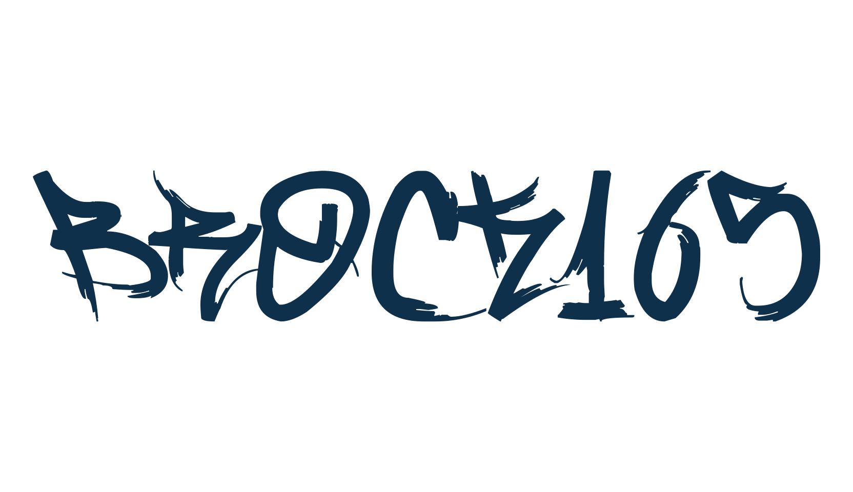 Brock165, script graffiti fancy decorative calligraphy font preview