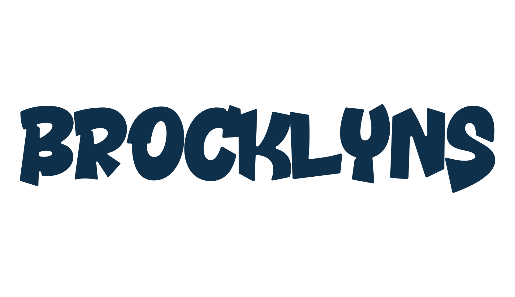 Brocklyns, graffiti font preview