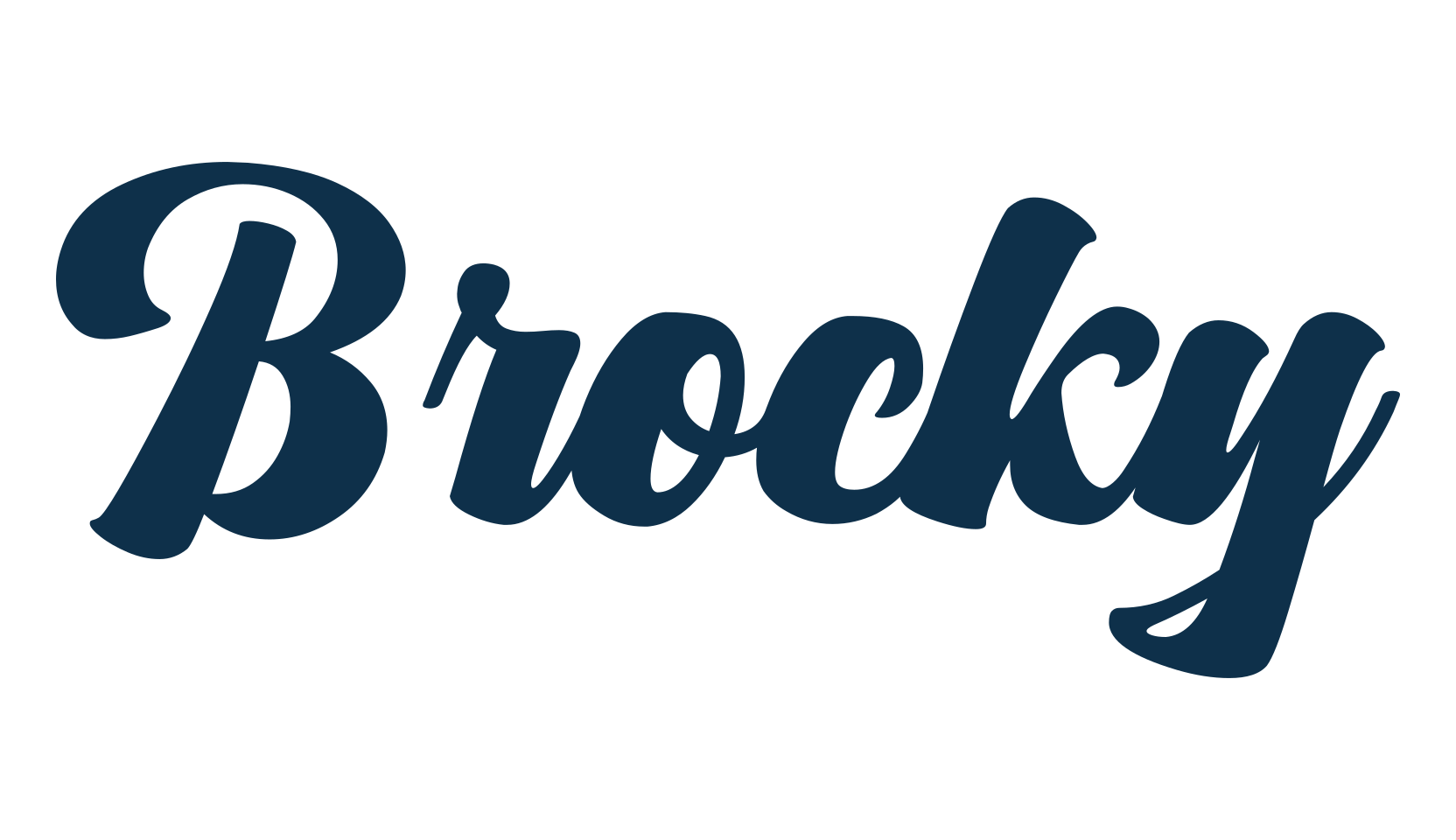 Brocky, various font preview