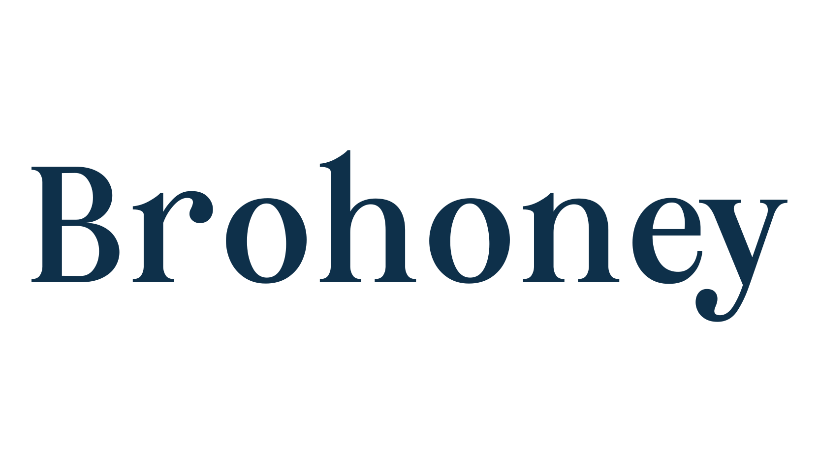 Brohoney, basic serif font preview