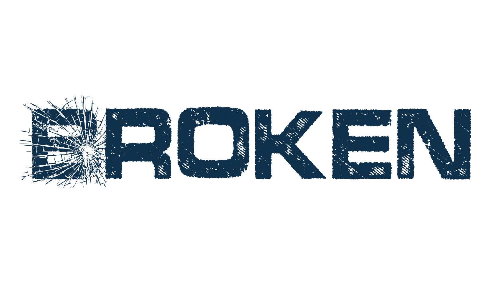 Broken, fancy destroy decorative font preview