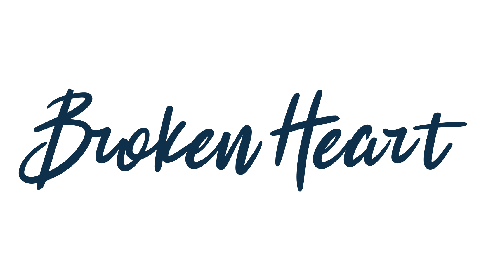 Broken Heart (broken-heart-2), script brush fancy decorative calligraphy font preview