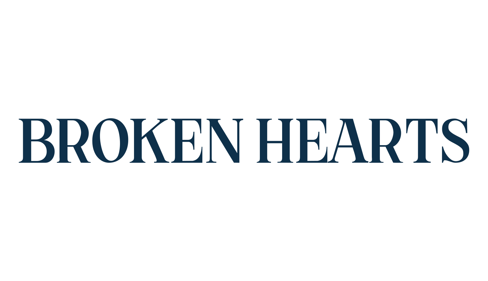 Broken Hearts, serif font preview