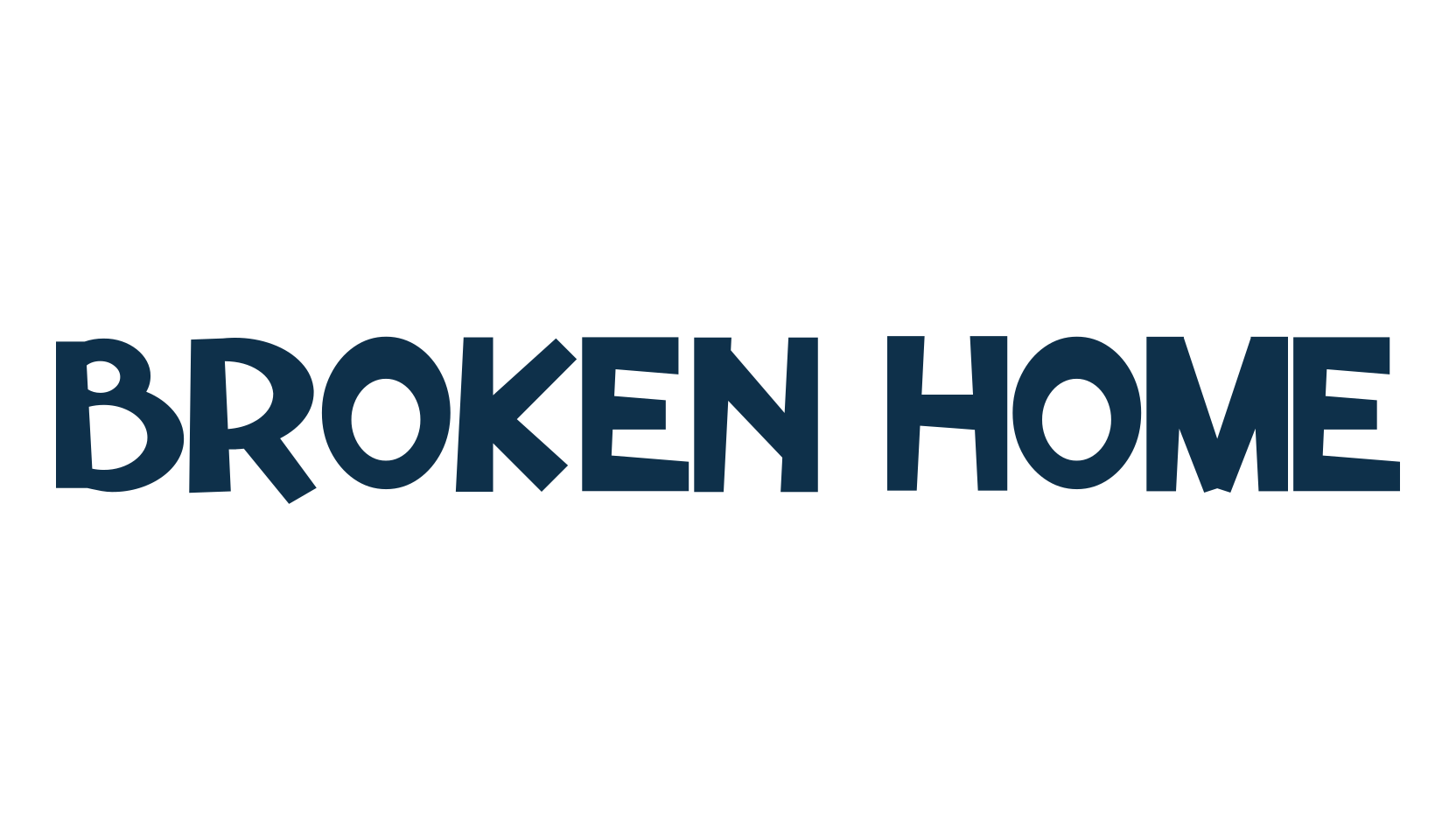 Broken Home, fancy cartoon decorative comic font preview
