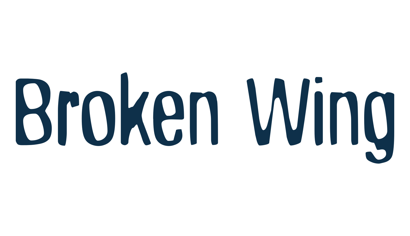 Broken Wing, fancy eroded decorative font preview