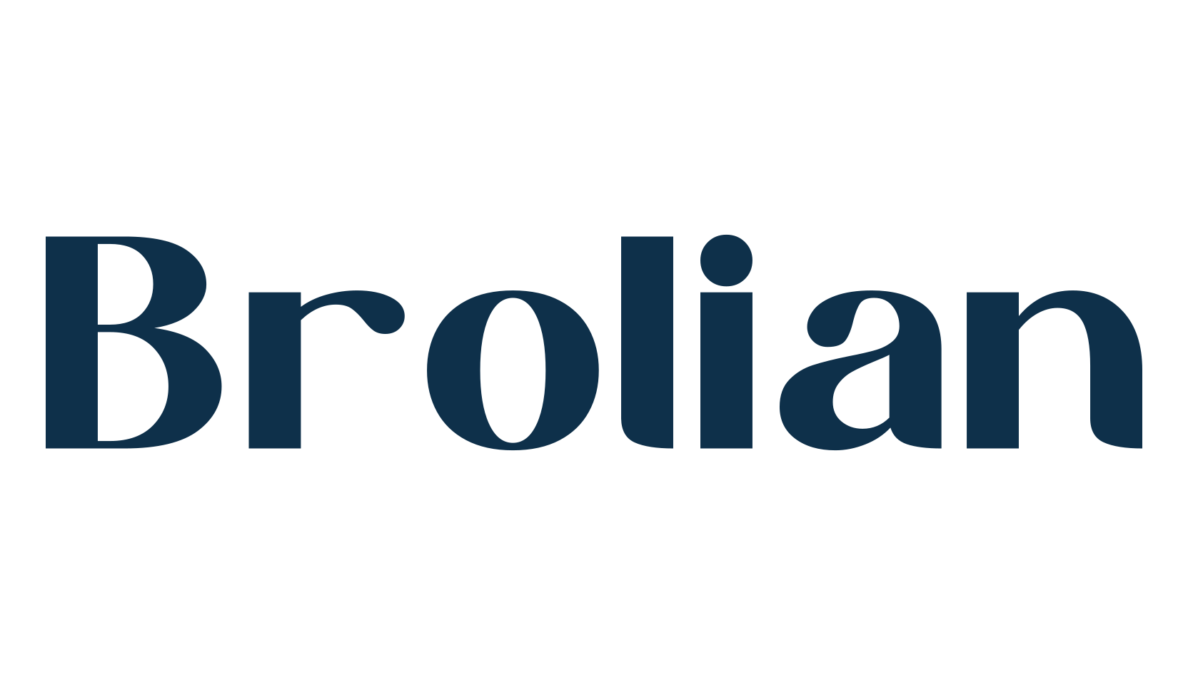 Brolian, basic sans serif font preview