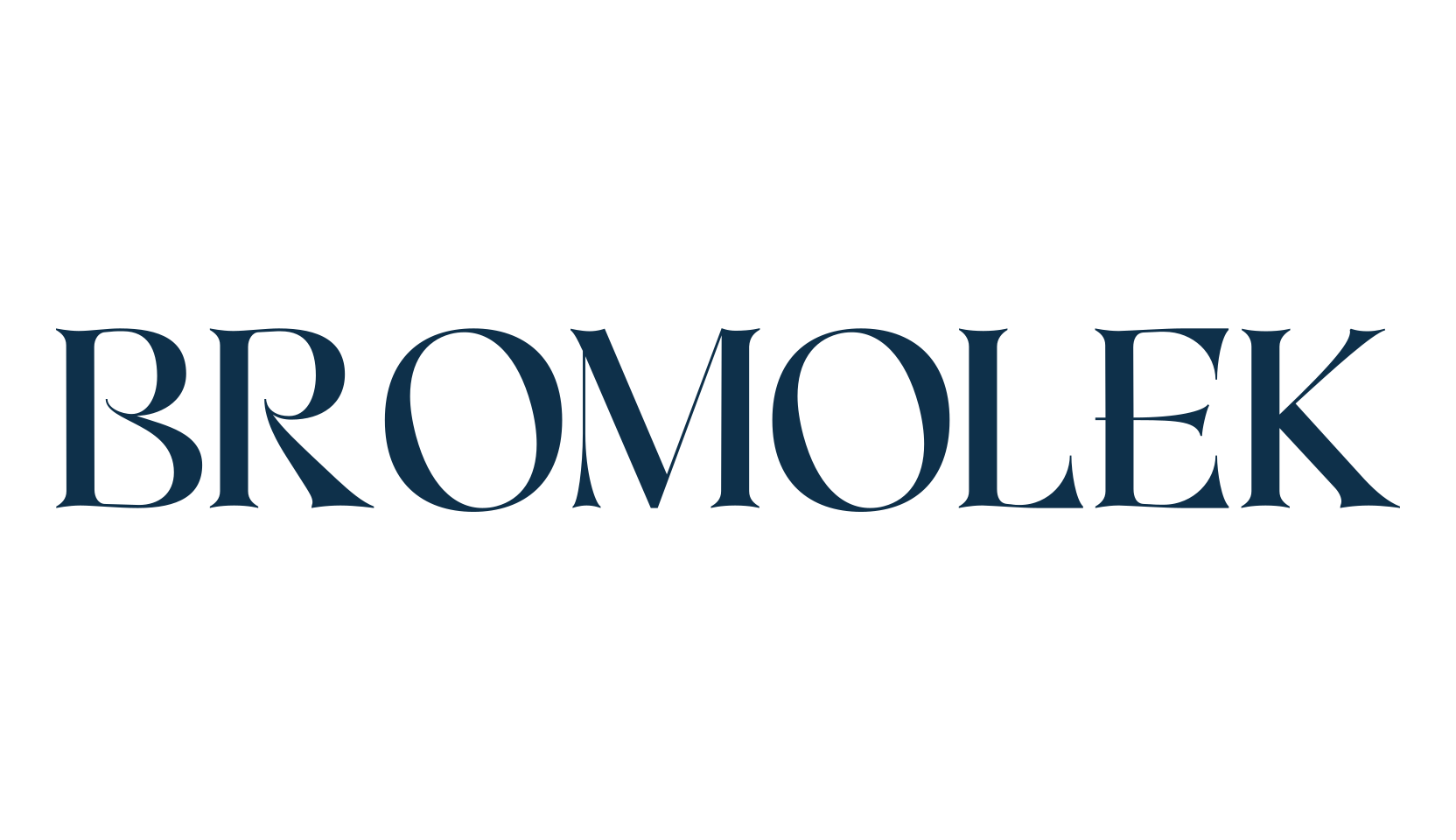 Bromolek, basic serif font preview