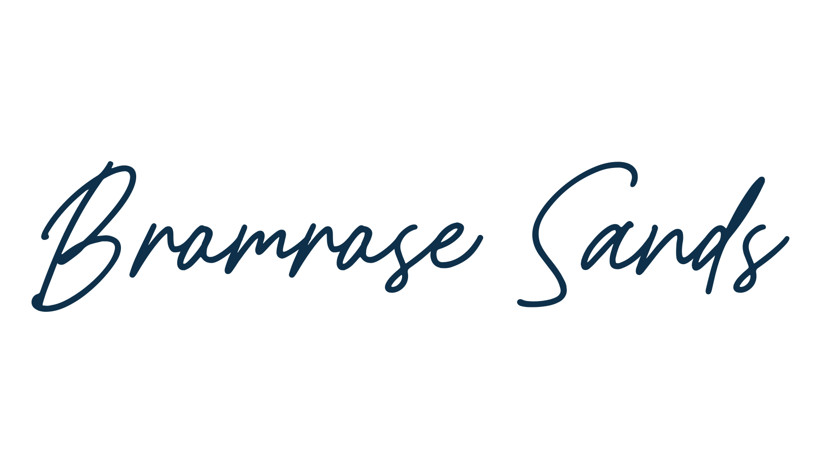Bromrose Sands, handwriting font preview