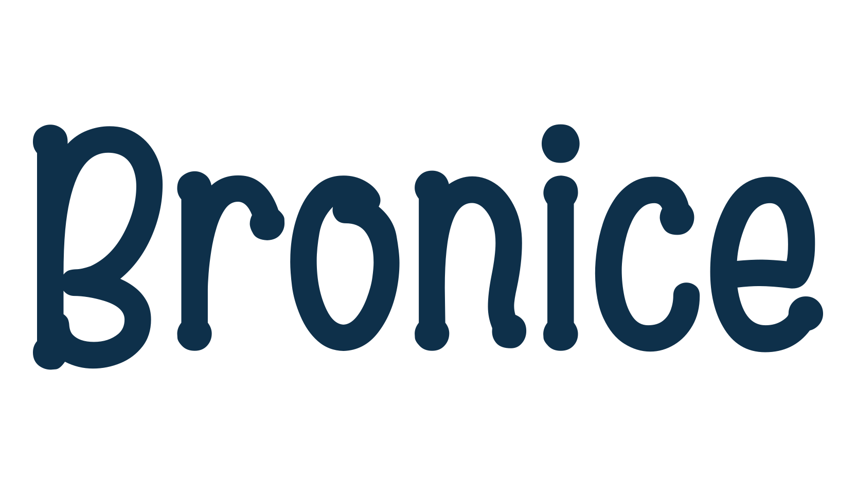 Bronice, various font preview