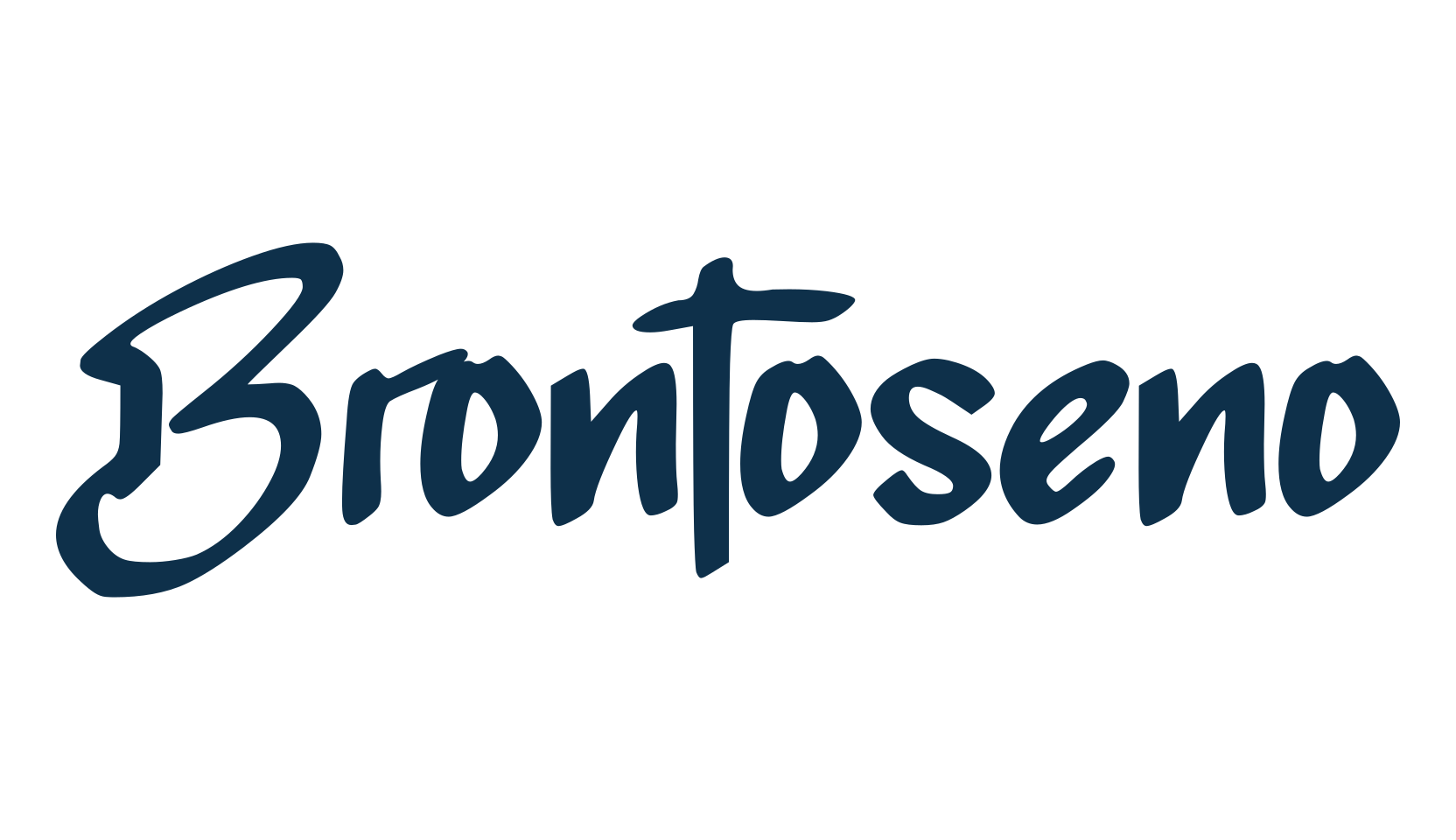 Brontoseno, script handwritten fancy decorative calligraphy font preview