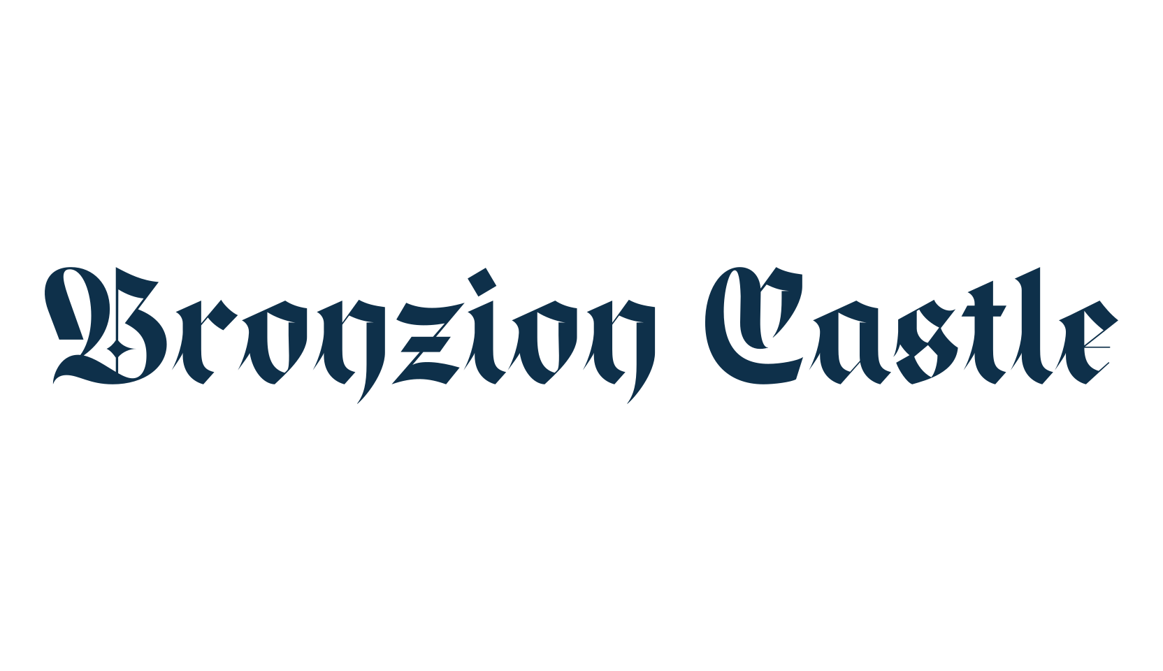 Bronzion Castle, gothic medieval font preview