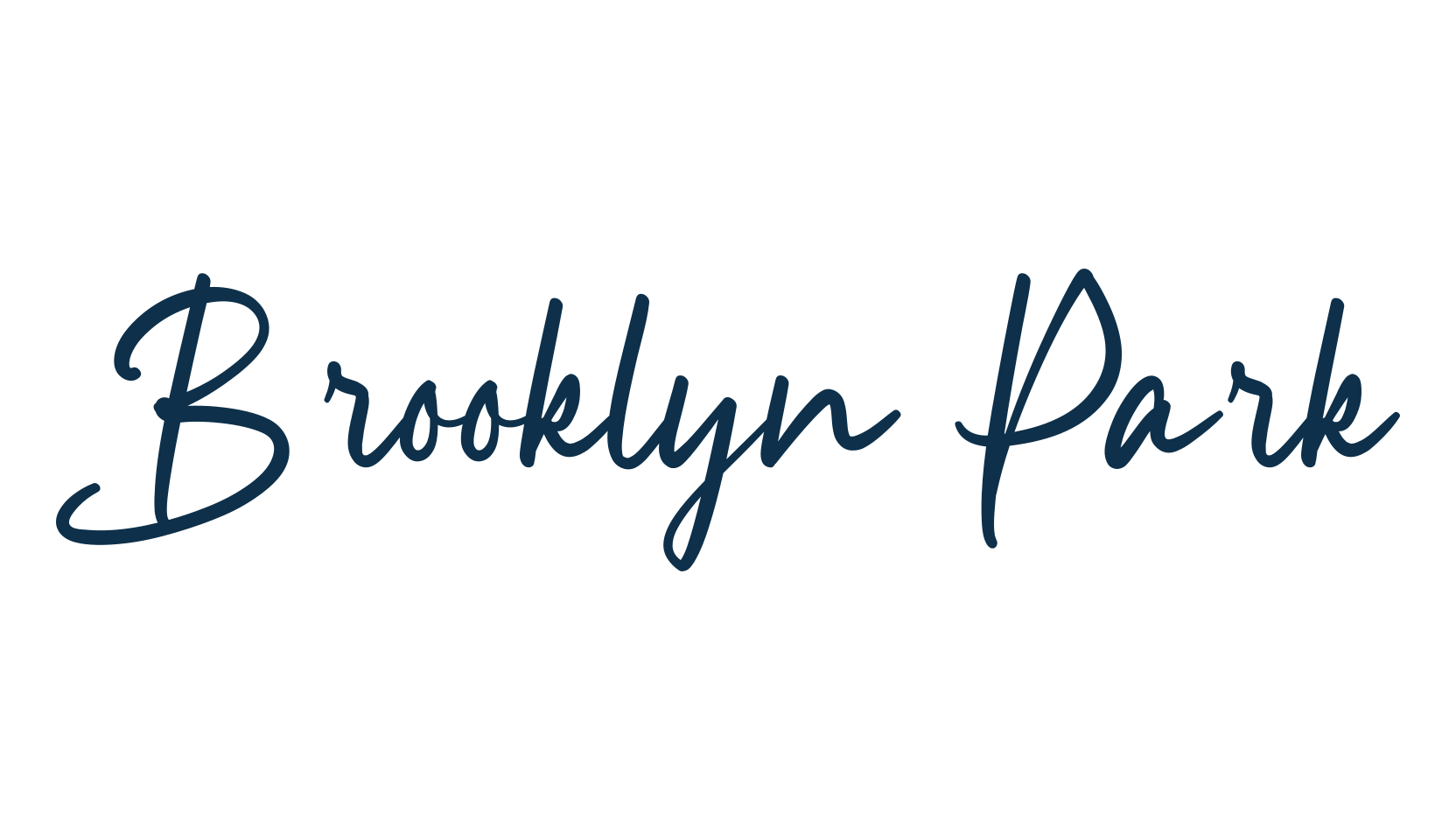 Brooklyn Park, script handwritten fancy decorative calligraphy font preview