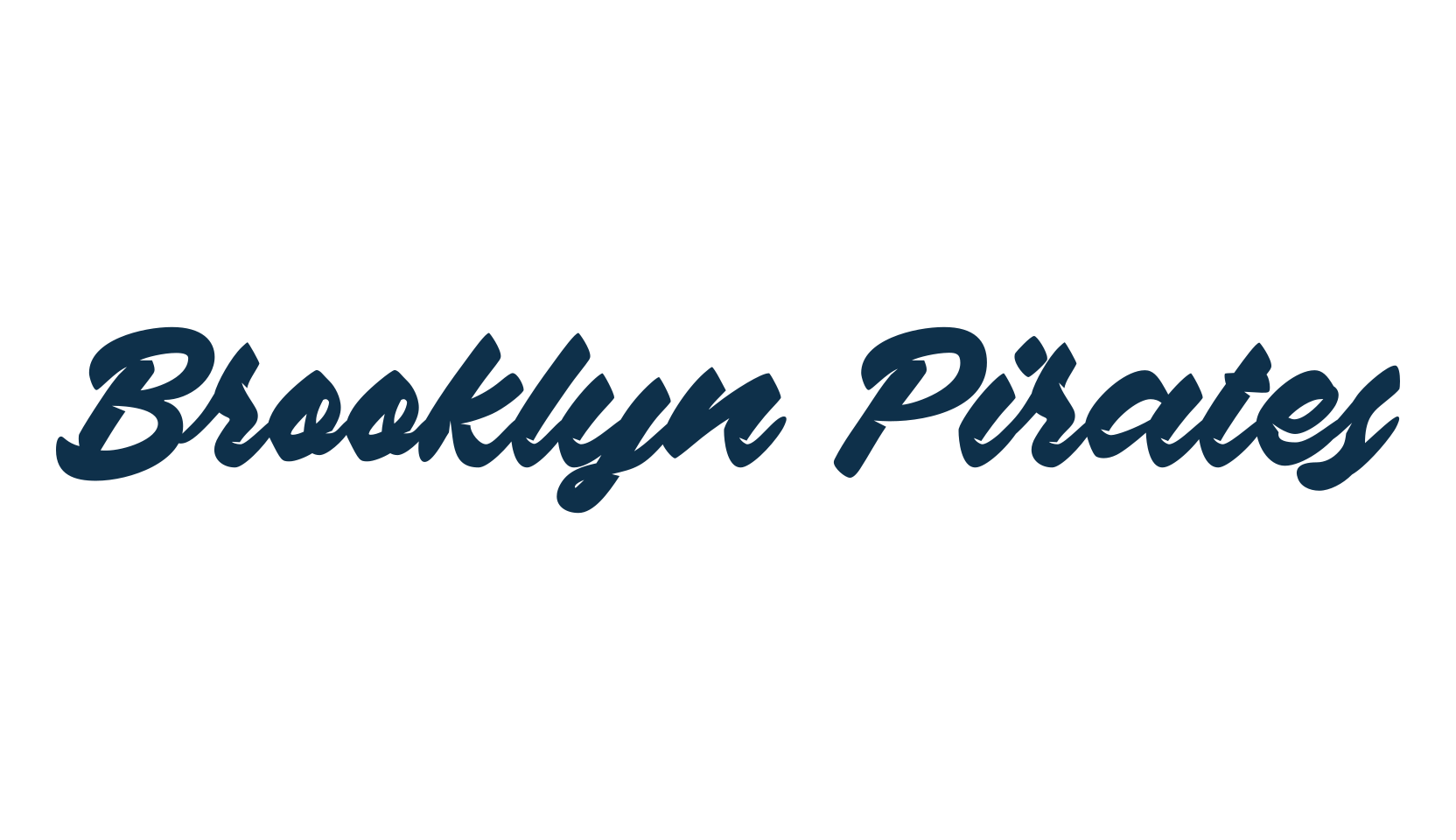 Brooklyn Pirates, script brush fancy decorative calligraphy font preview