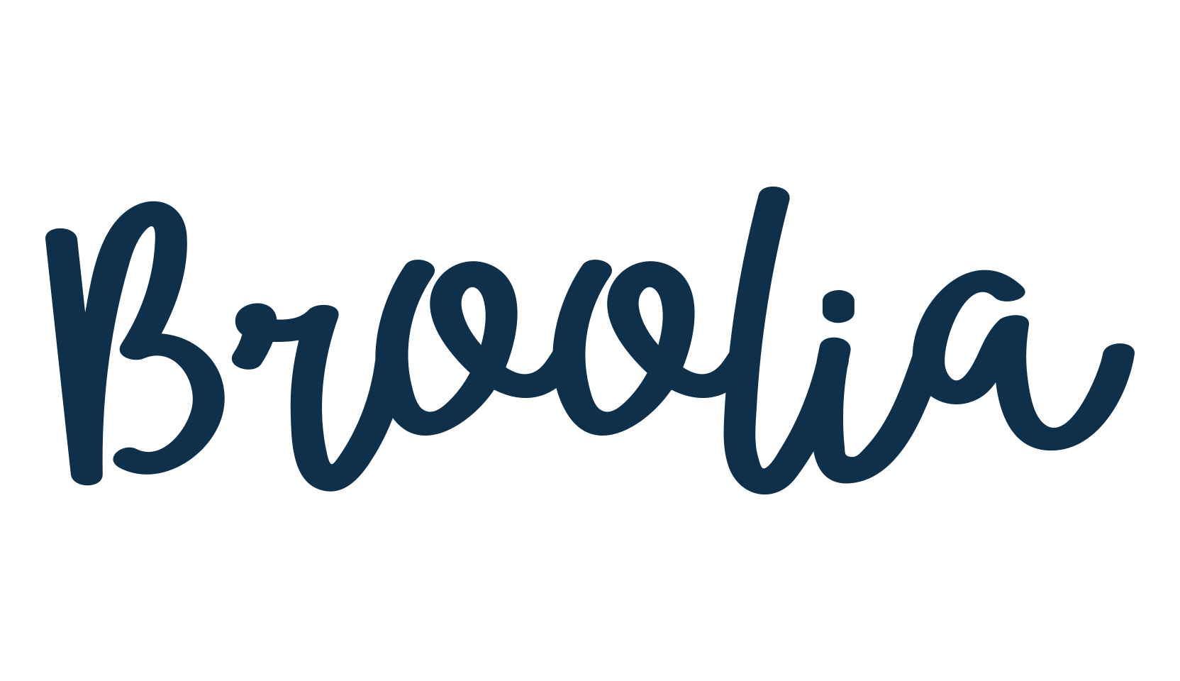 Broolia, handwriting font preview