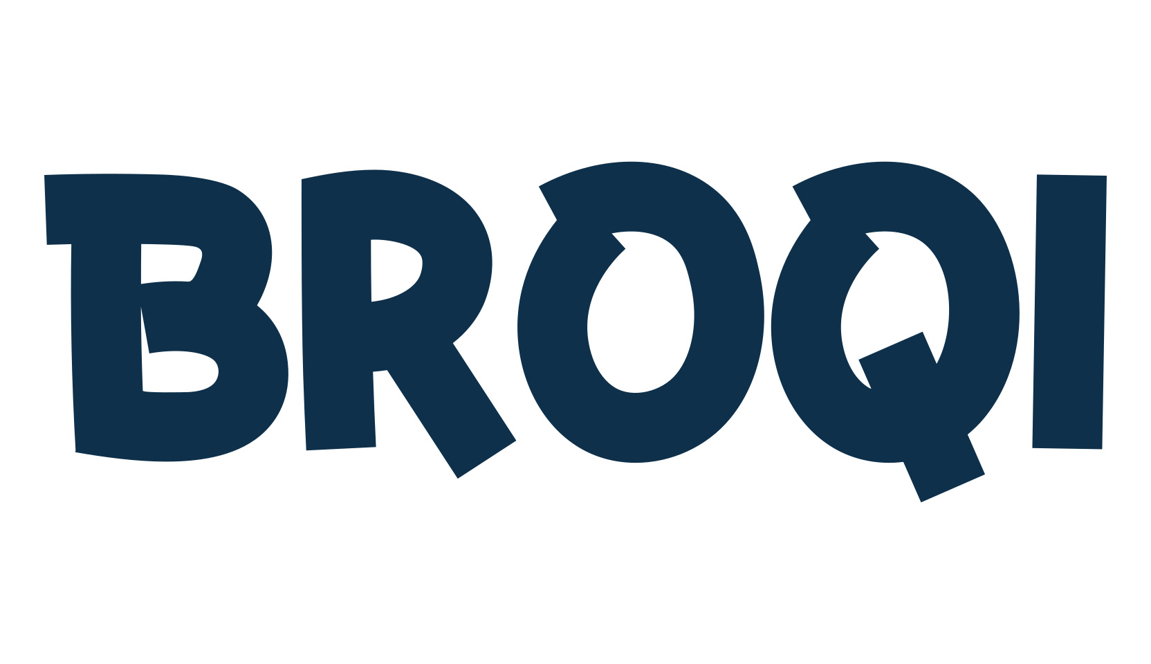 Broqi, fancy cartoon decorative font preview