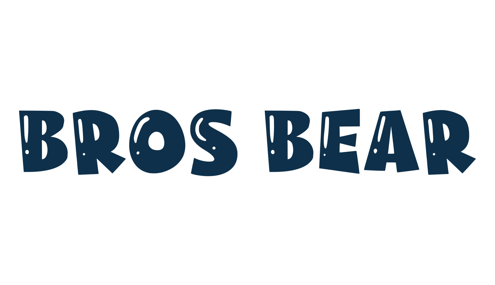 Bros Bear, fancy cartoon decorative font preview