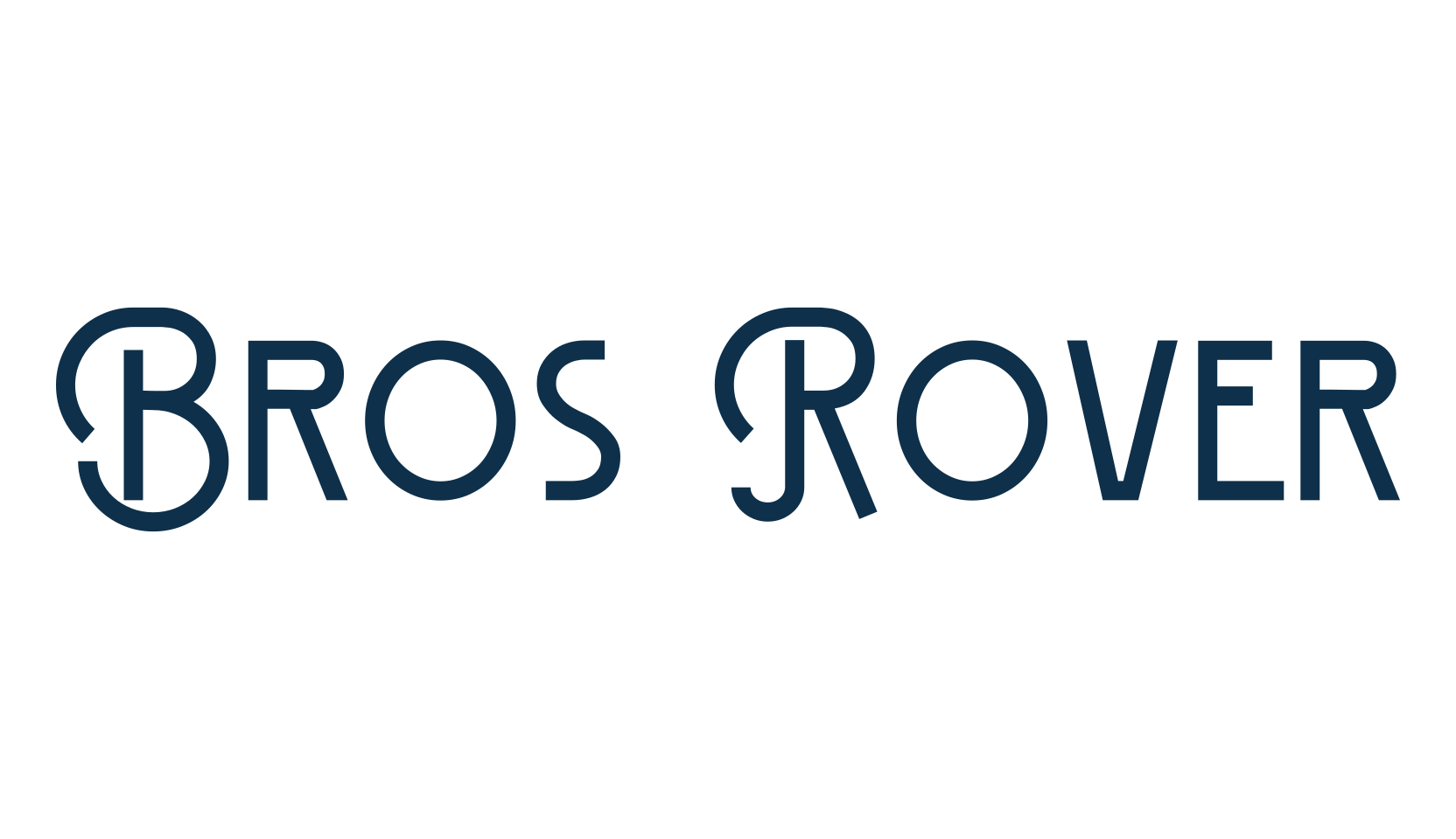 Bros Rover, fancy retro decorative font preview