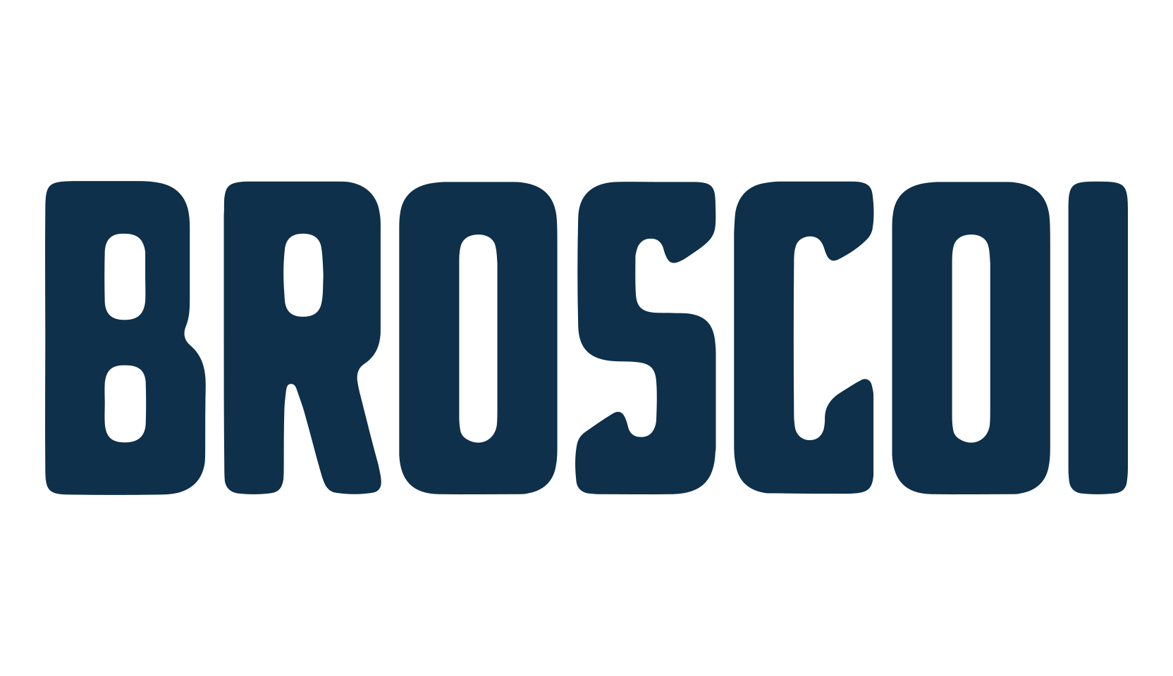 Broscoi, retro font preview