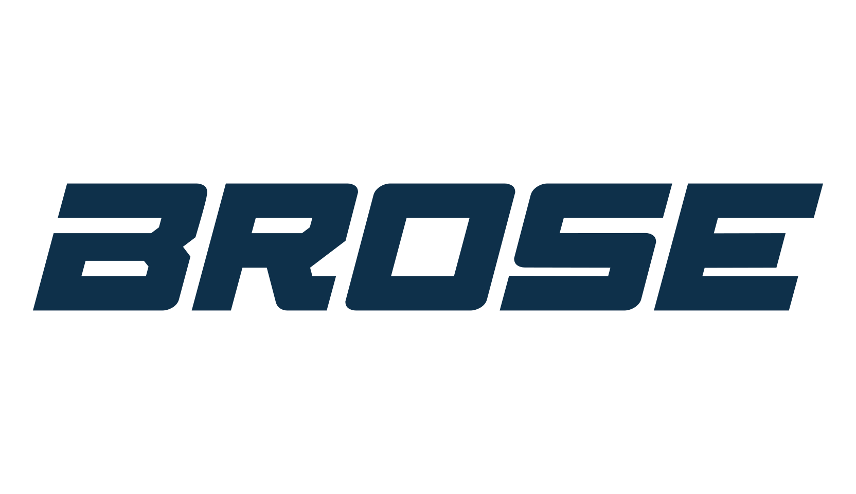 Brose, techno sci-fi font preview