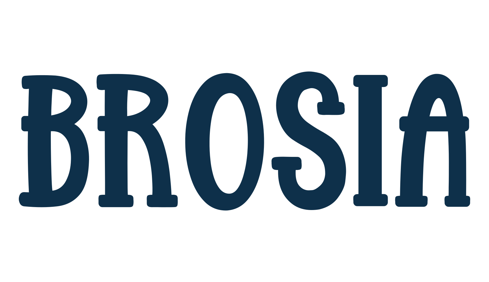 Brosia, various font preview