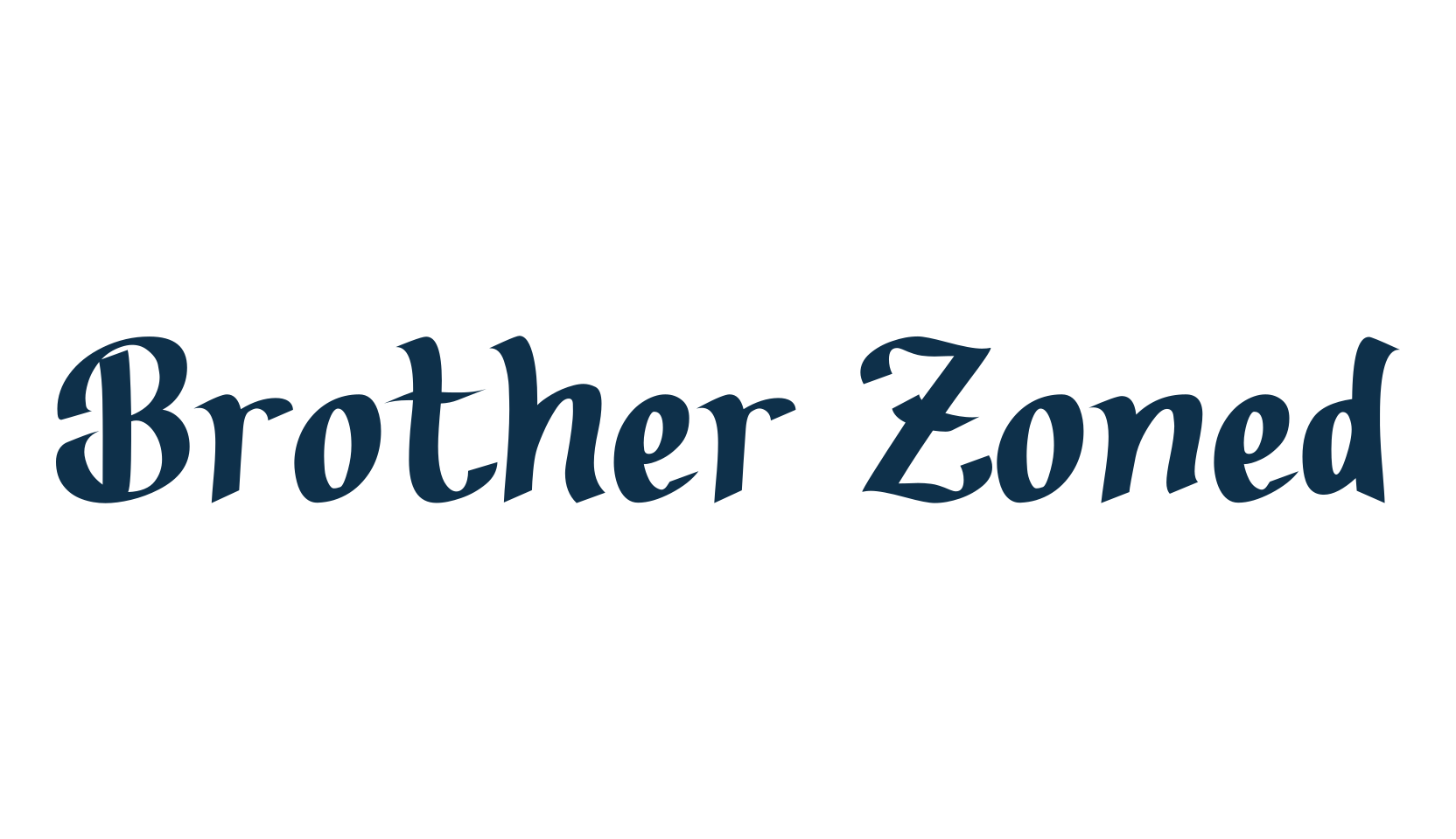 Brother Zoned, fancy various decorative script calligraphy font preview