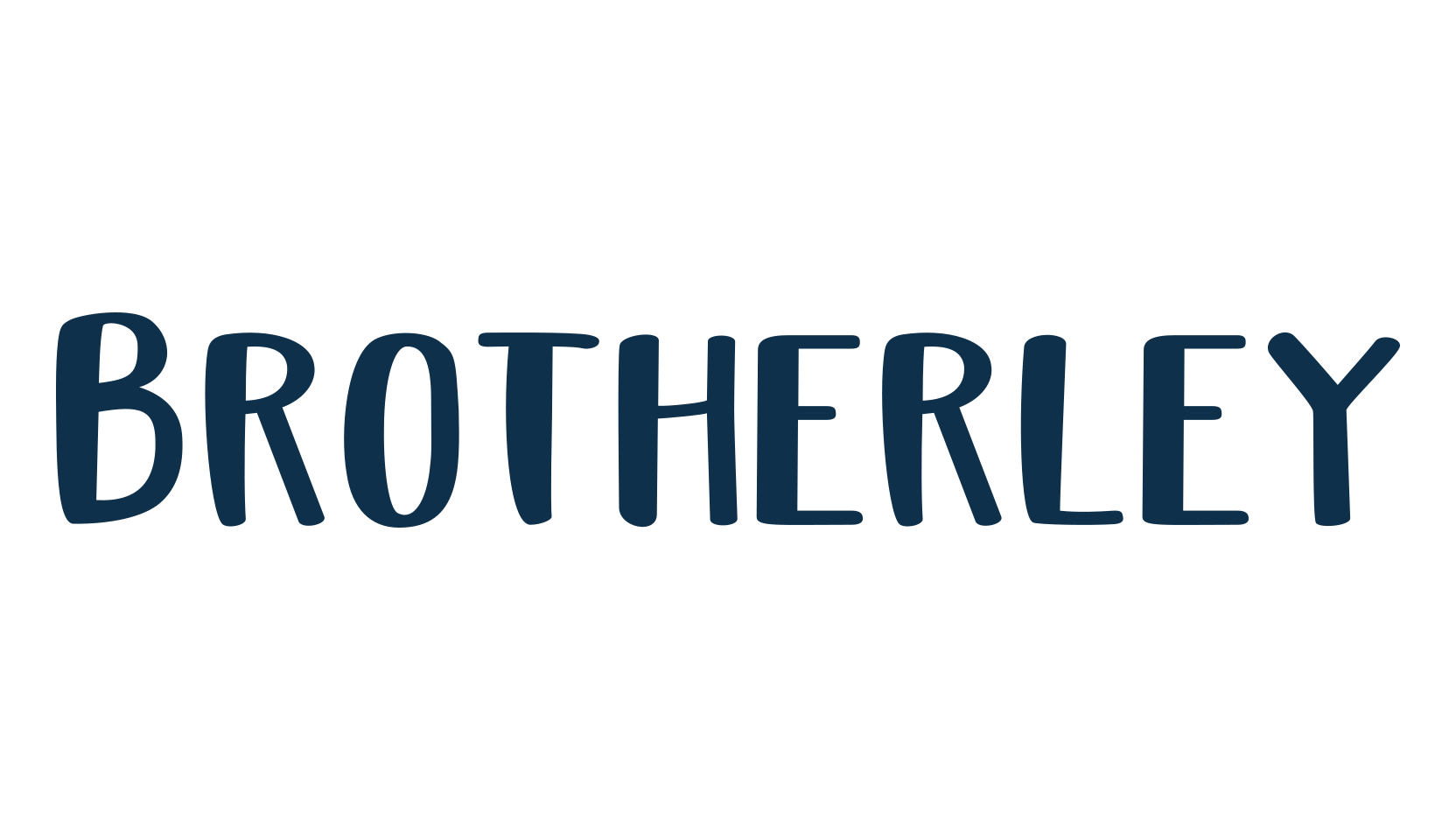 Brotherley, brush font preview