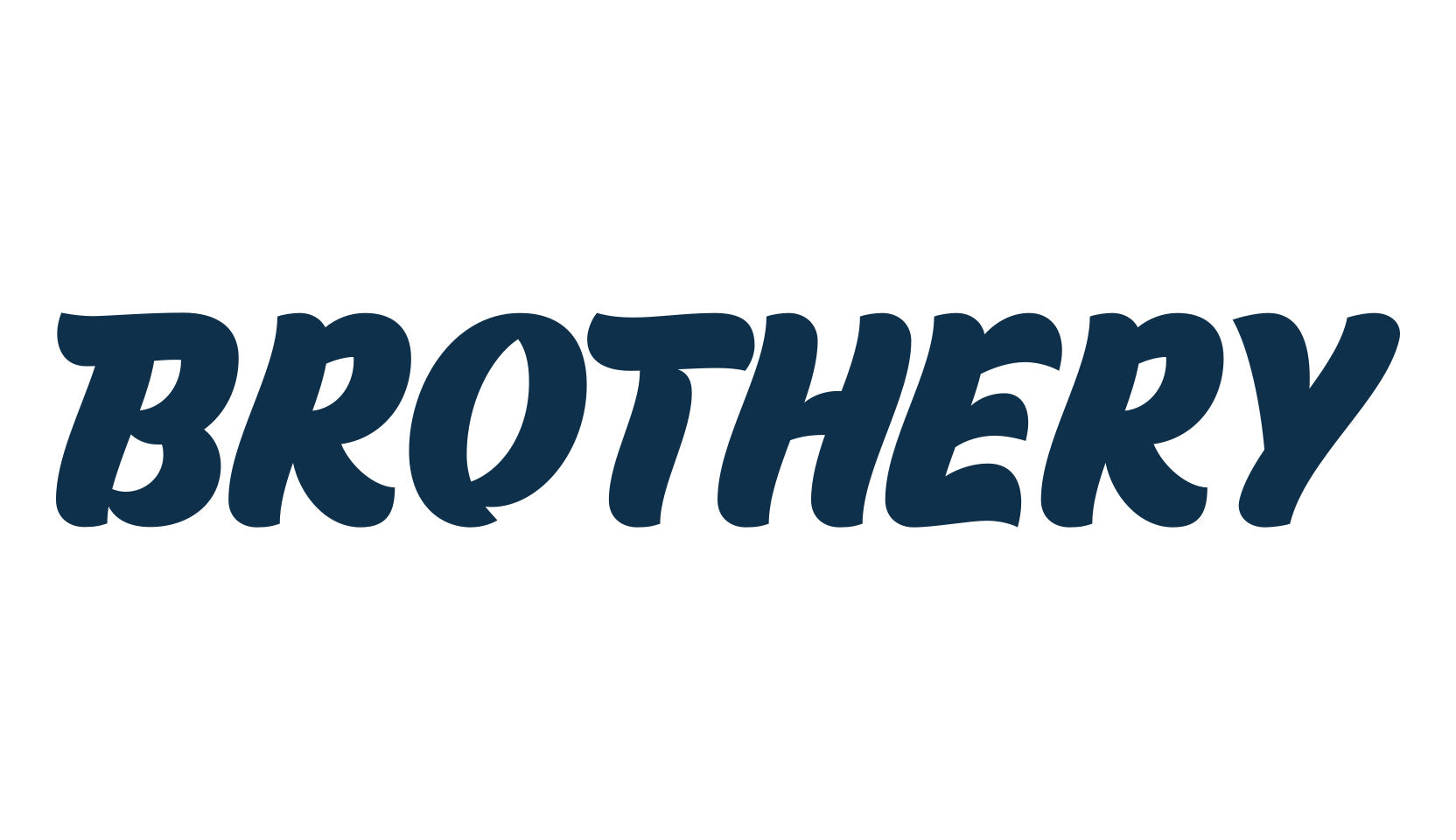 Brothery, groovy font preview