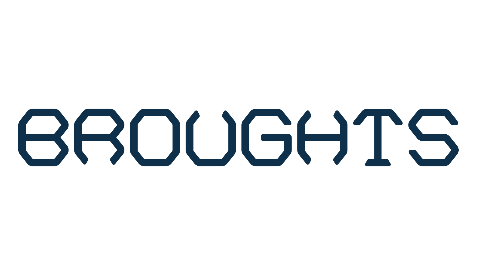 Broughts, various font preview