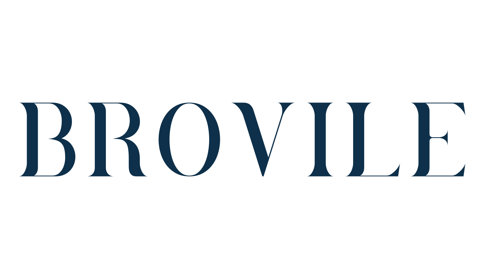 Brovile, serif font preview