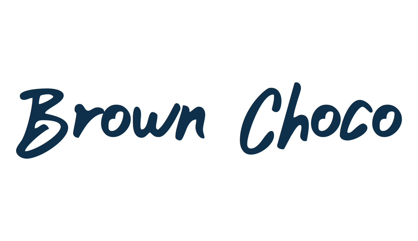 Brown Choco, script handwritten fancy decorative calligraphy font preview