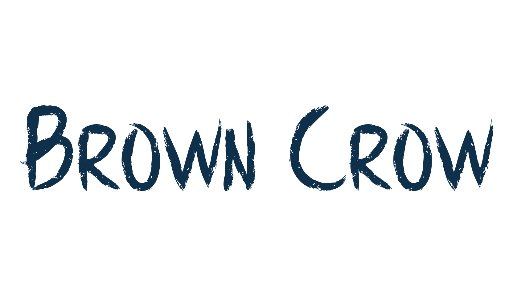 Brown Crow, fancy various decorative script calligraphy font preview