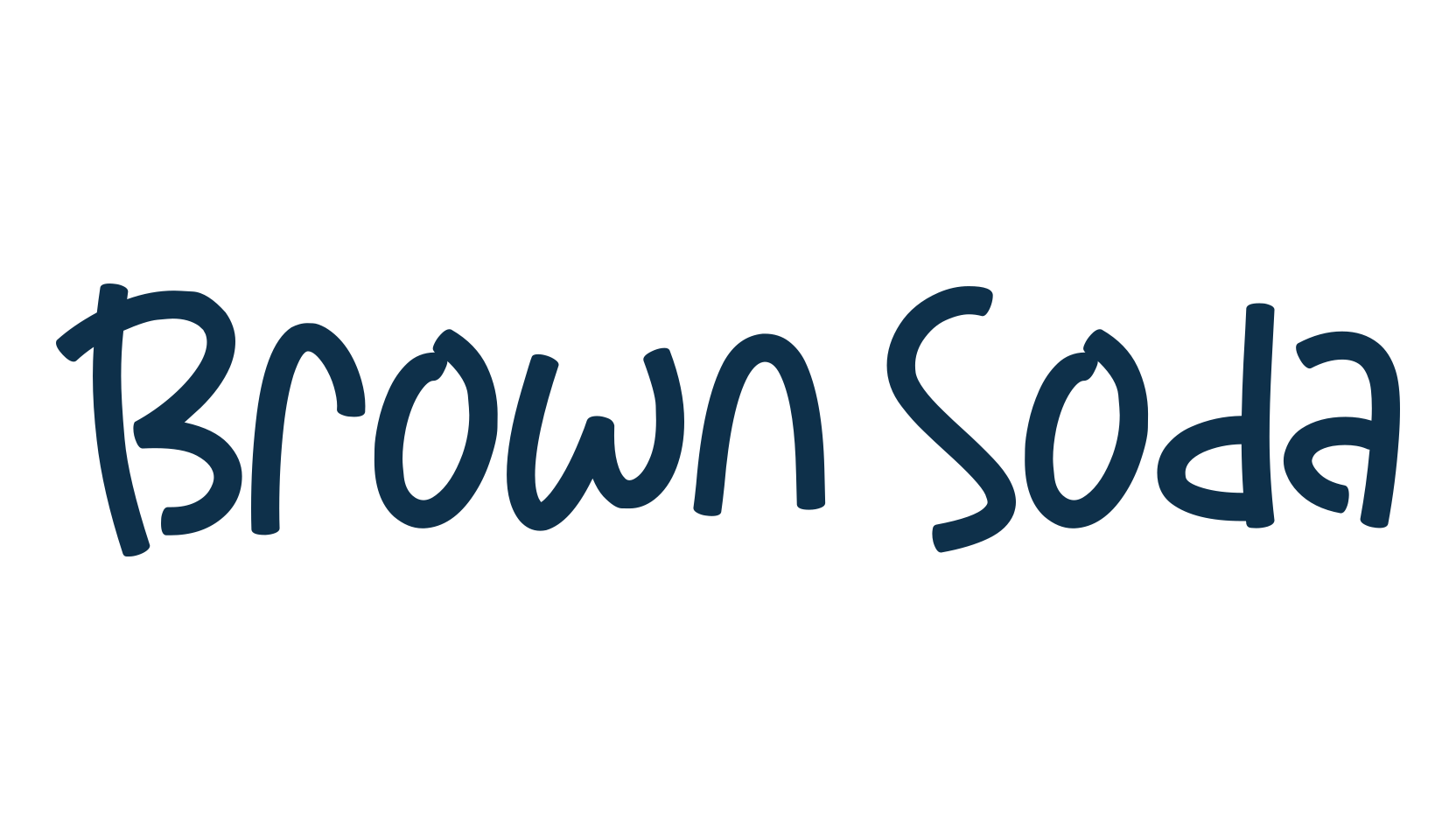 Brown Soda, cartoon font preview