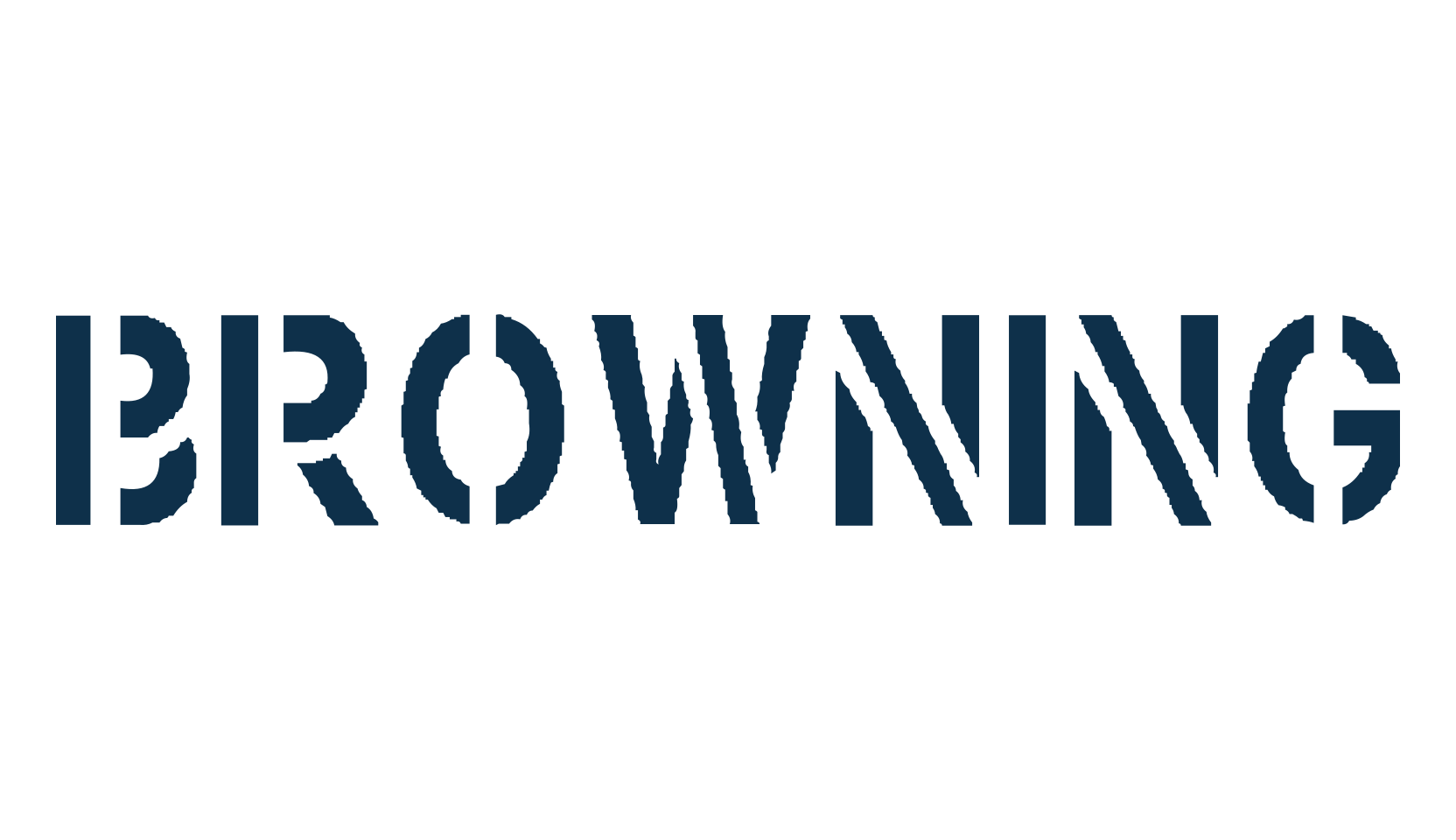 Browning (browning), fancy decorative font preview