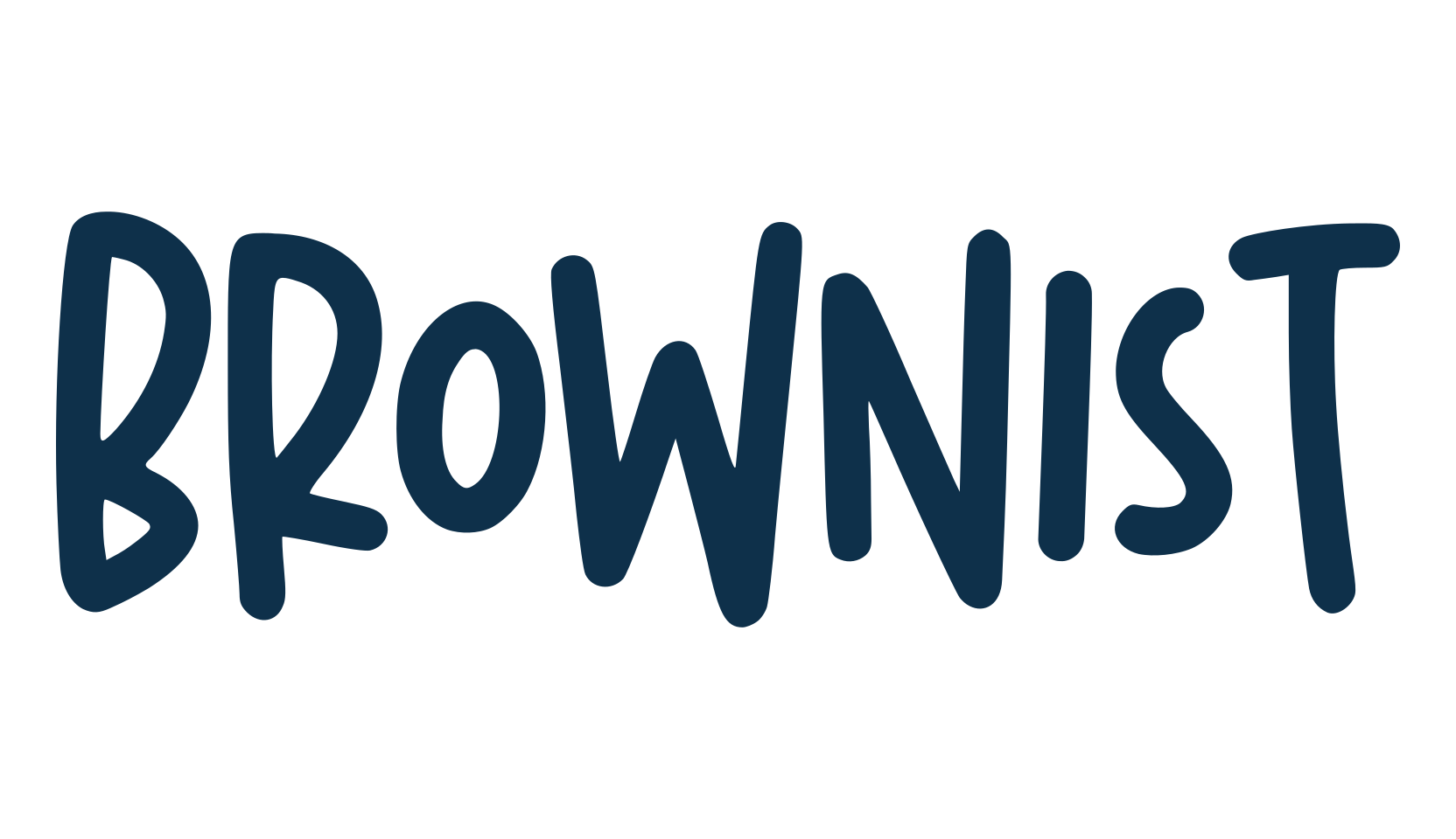 Brownist, handwriting font preview