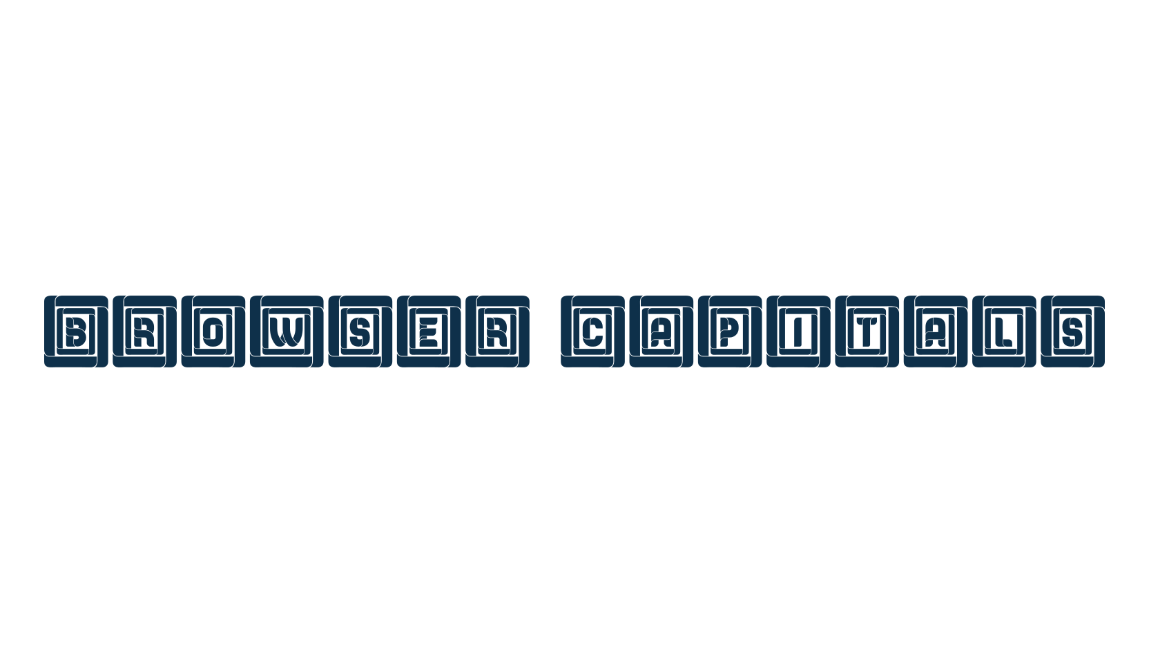 Browser Capitals, fancy initials decorative font preview