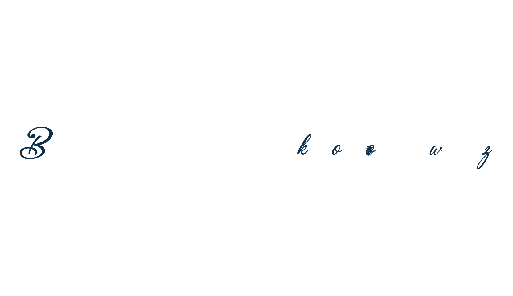 Browzko, calligraphy font preview