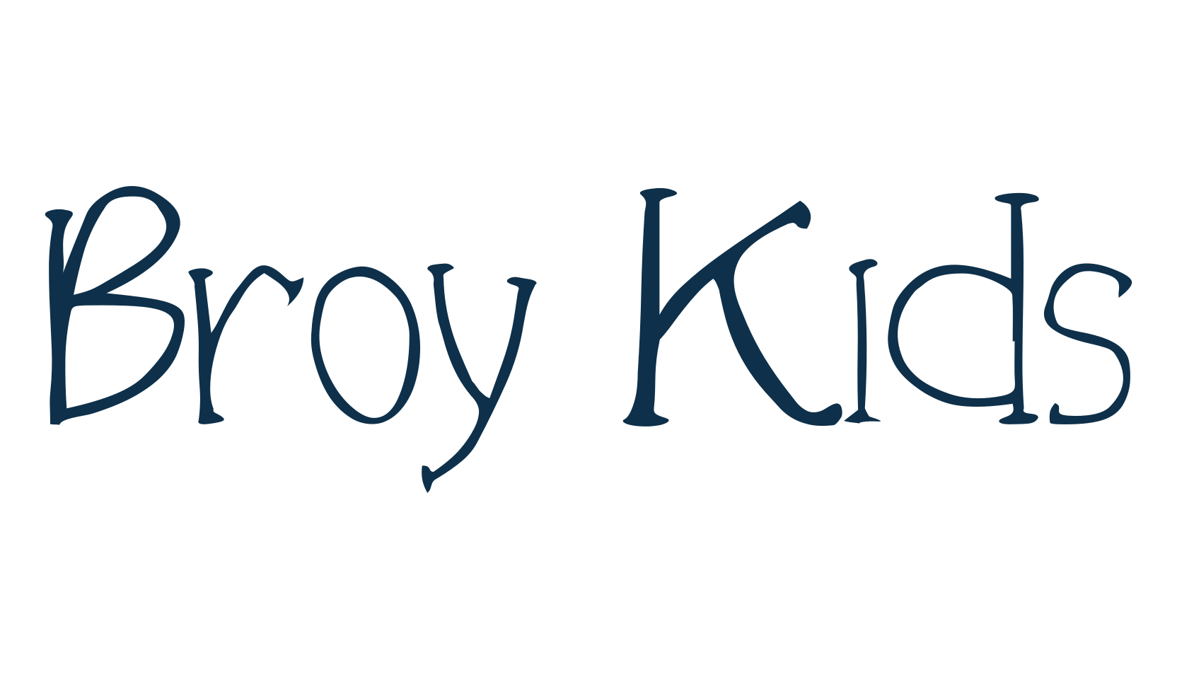 Broy Kids, fancy cartoon decorative font preview