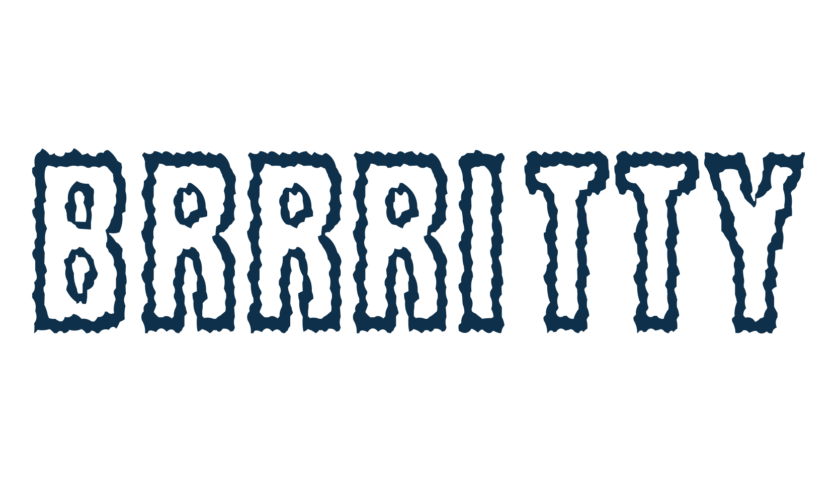Brrritty, various font preview