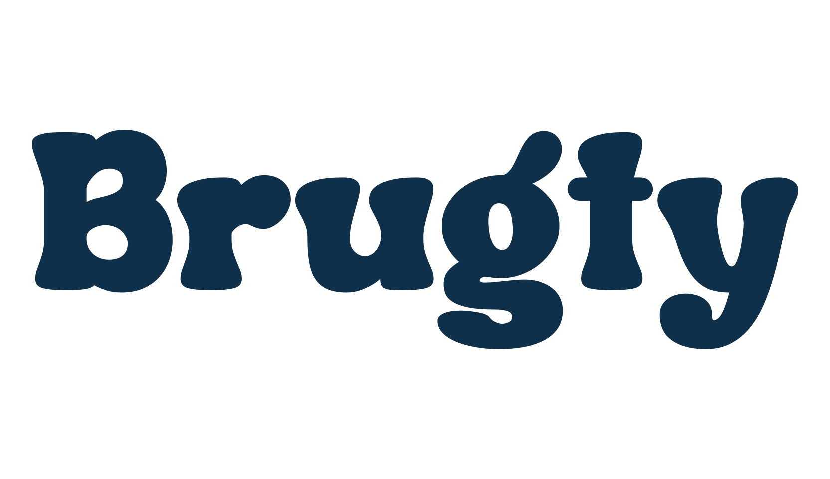 Brugty, fancy groovy decorative font preview