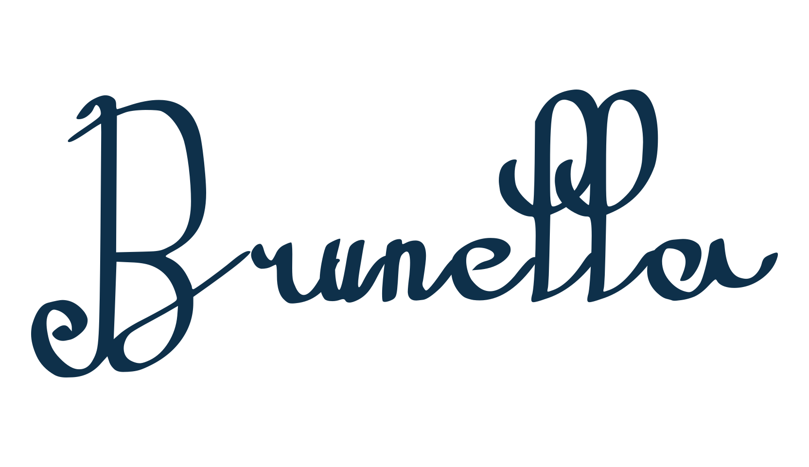 Brunella, script handwritten fancy decorative calligraphy font preview